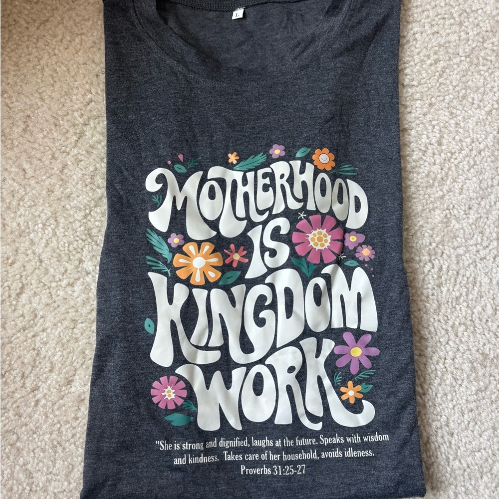 Gray Graphic Kids Shirt